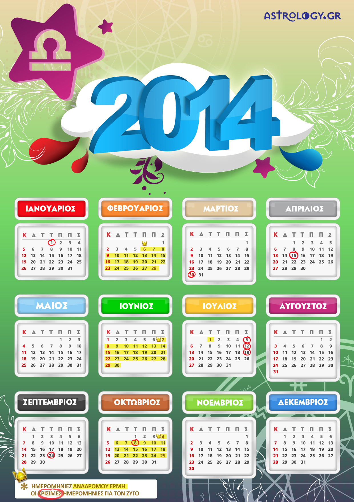 ZYGOS calendar14