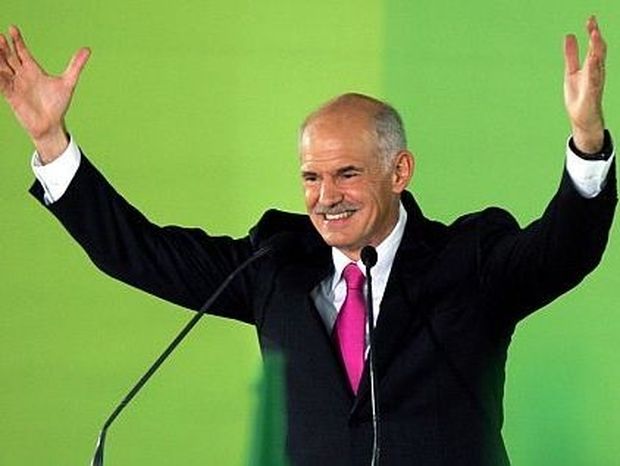 To George Papandreou.  