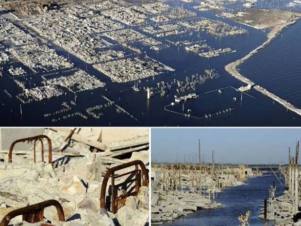 Ανατριχιαστικές φώτο: Η πόλη που ήταν κάτω από το νερό 25 χρόνια