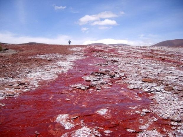Η Κόκκινη Λιμνοθάλασσα της Χιλής