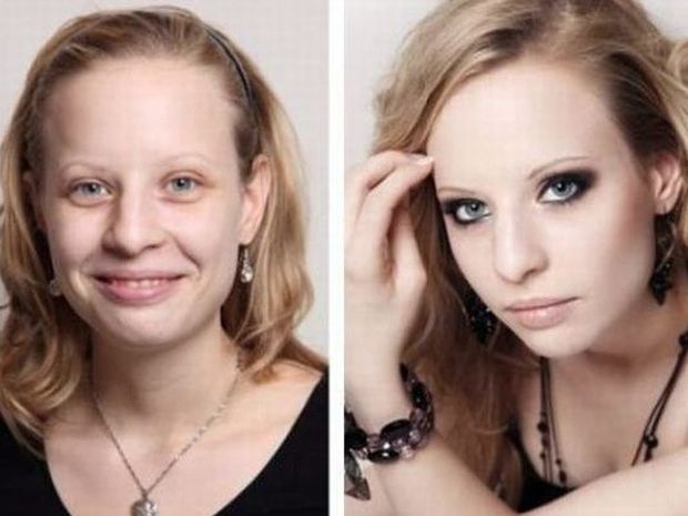 ΕΝΤΥΠΩΣΙΑΚΟ: Πριν και μετά το μακιγιάζ