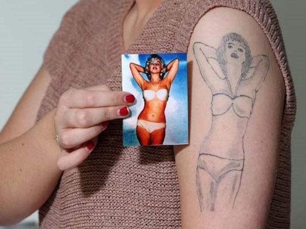 Το μόνο που ήθελε ήταν ένα τατουάζ με την Marilyn Monroe
