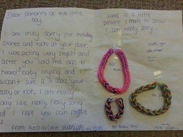 Αυτή είναι η πιο γλυκιά συγγνώμη που έχετε δει ποτέ - Δείτε τι έγραψε ένα μικρό κοριτσάκι!