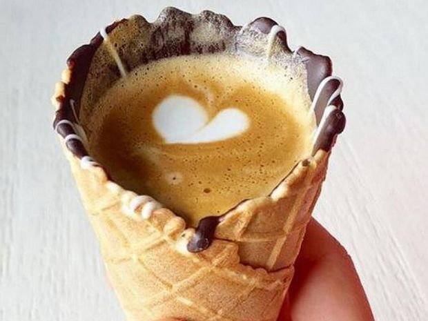 Ο «καφές σε χωνάκι» είναι η νέα μόδα που ξετρέλανε το διαδίκτυο! (photos)