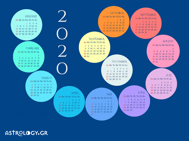 Ποιος είναι ο πιο τυχερός μήνας του ζωδίου σου για το 2020; 