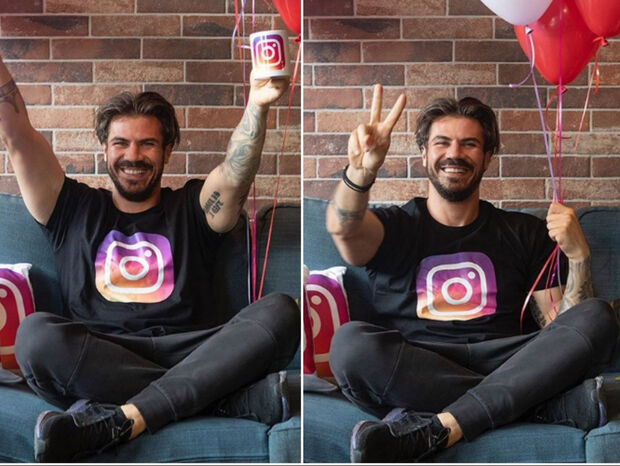 Άκης Πετρετζίκης: Έφτασε τους 1,5 εκατομμύριο followers στο Instagram και το γιορτάζει!