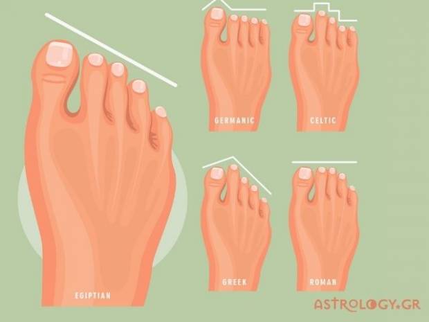 Τι αποκαλύπτει το σχήμα των δαχτύλων των ποδιών σου για το χαρακτήρα σου; 