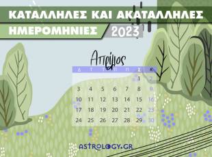 Απρίλιος 2023: Αυτές είναι οι κατάλληλες και οι ακατάλληλες ημερομηνίες του μήνα